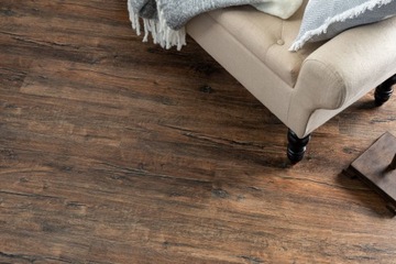 Виниловые панели SPC ТЕМНЫЙ ДУБ + грунтовка ОБРАЗЕЦ