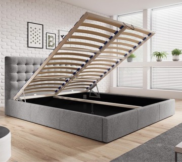 Кровать для спальни V1 с мягкой обивкой контейнер 180x200