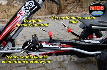 БОЛЬШОЙ КАРТ С ПЕДАЛЯМИ, НАДУВАННЫЕ КОЛЕСА, ЛУЧШЕЕ КАЧЕСТВО