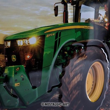 Подарочный плакат на доске 30х40см John Deere Photo