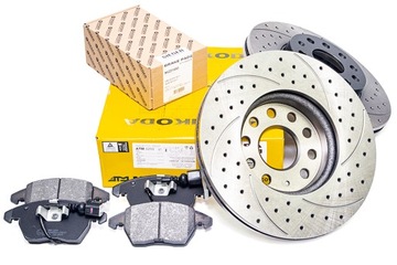 SPORTOWE Tarcze Klocki PRZÓD VW GOLF V 2003-2009r.