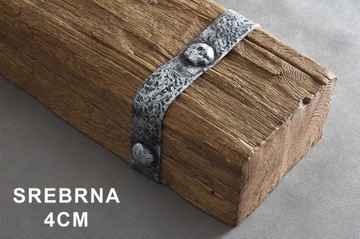 Декоративное кольцо из бруса рустик, имитация, 1 м.