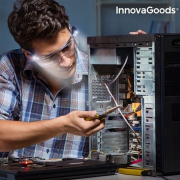 Светодиод с зажимом для очков InnovaGoods 360 (2 шт)