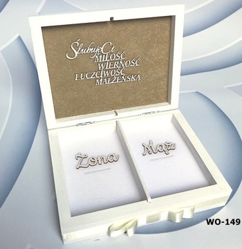 Коробка для конвертов+обручальные кольца+вешалки перс 070