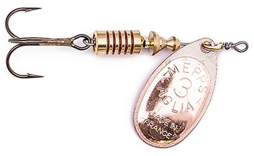 BŁYSTKA MEPPS AGLIA OBROTOWA nr 1/3,5g Miedziana