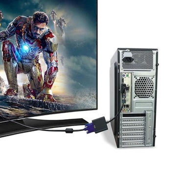 Кабель-переходник-переходник DVI D в VGA 24+1 25 PIN