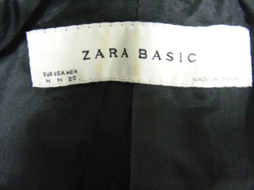 ZARA BASIC krótki trencz płaszcz w kratkę R M