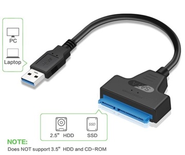 Переходник SATA 22 PIN на USB 3.0 SSD HDD SATA 22pin