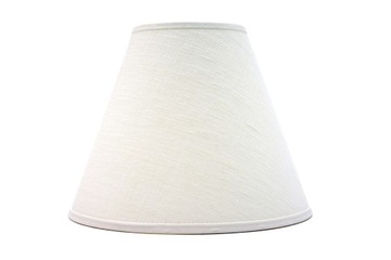 Abażur Stożek PCV Biały 9,5x22x17 cm