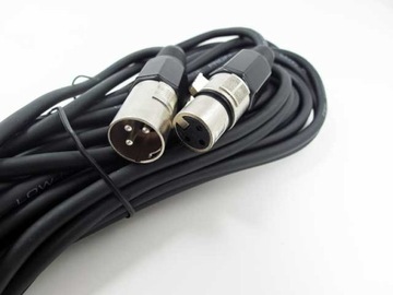kabel przewód wt 3pin XLR / gn 3pin XLR 10,0m