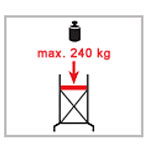 KRAUSE Stabilo Rusztowanie składane z rolkami