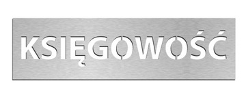 Piktogram, Tabliczka, KSIĘGOWOŚĆ