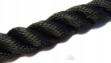 КИНЕТИЧЕСКАЯ ВЕРЕВКА ЧЕРНАЯ 16 тонн | 8м х 28мм