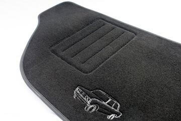 Fiat 126p Maluch ВЕЛУРОВЫЕ КОВРИКИ СТОП СТОП ВЫШИВКА