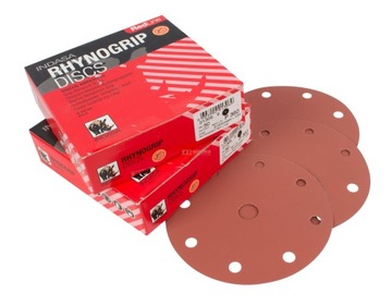 Абразивные диски INDASA RED на липучке 125 мм 8H P500 10 шт.