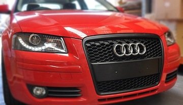 Audi A3 8P 05-08 имитация решетки MAT BLACK аля RS S3