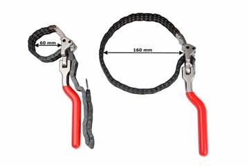 Ключ для зажима масляного фильтра, вилка цепи, 60-160 мм