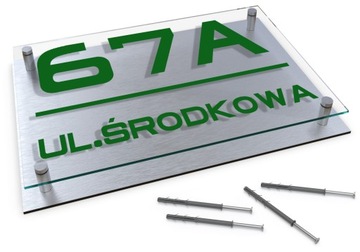 Адресная табличка, 3D номерной знак, номер дома