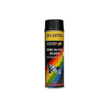 MOTIP - czarny półmat spray AKRYL 500ml BYDGOSZCZ