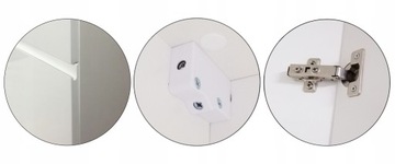 Шкаф кухонный подвесной 30 ASPEN G30-L LEFT, белый глянец