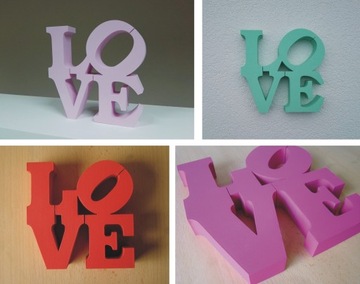 Love 3D декоративная надпись в сочетании с 25x25 см.
