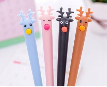 DŁUGOPIS CIENKOPIS JELEŃ RENIFER DEER JELLY PENS