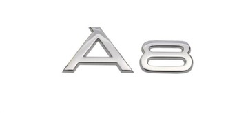 EMBLEMAT ZNACZEK NAPIS KLAPA TYŁ AUDI A8 ORYGINAŁ