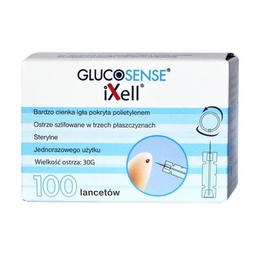 iXell Glucosense lancety igły do nakłuwacza 100szt