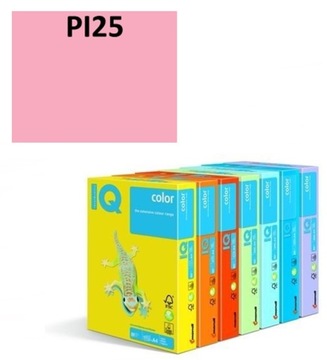 Papier ksero IQ A4 80g / 500ark. PI25 różowy