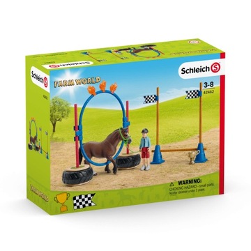 Schleich Pony Arcade Race 42482 Набор лошадей Farm World