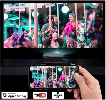 RZUTNIK PROJEKTOR OVERMAX MULTIPIC 3.5 LED HD WIFI