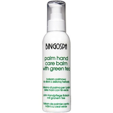 BALSAM PALMOWY DO DŁONI Z ZIELONĄ HERBATĄ BINGOSPA