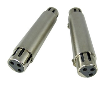 adapter beczka łącznik gn / gn 3 pin XLR