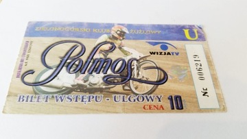 starszy bilet żużel POLMOS Zielona Góra