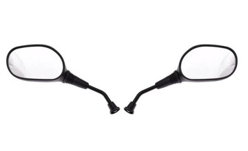 ЧЕРНЫЕ ОВАЛЬНЫЕ ЗЕРКАЛА ROMET SIMSON SCOOTER 8 мм