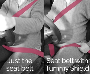 Профессиональный адаптер ремня безопасности Tummy Shield