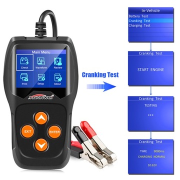 Konnwei KW600 PL 12V Тестер аккумуляторов