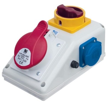 ROZDZIELNICA R-BOX KOMAPKT 1X32A/5P, 1X250V, WYŁ. 0/1 PAWBOL B.325/1/01