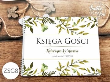 Księga Gości Glamour Wesele Ślub 9 wzorów PERSON