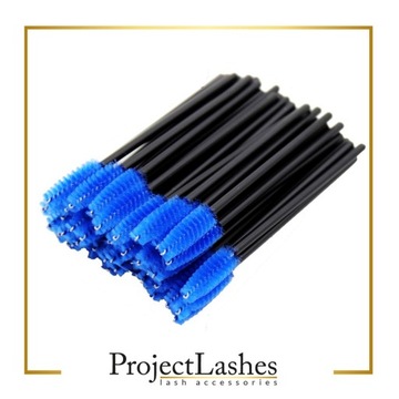 СПИРАЛЬНАЯ ЩЕТКА ДЛЯ РЕСНИЦ 50ШТ ProjectLashes