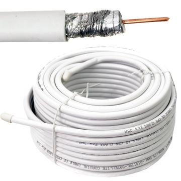 KABEL PRZEWÓD KONCENTRYCZNY ANTENOWY RG 25m G06-25