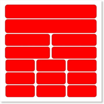 ODBLASKOWE NAKLEJKI ODBLASK ROWER MOTOR KASK 15szt