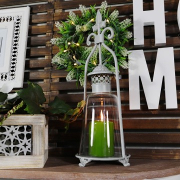 ФОНАРЬ ФОНАРЬ ПОДСВЕЧА ВИНТАЖ КРУЖЕВО МЕТАЛЛ