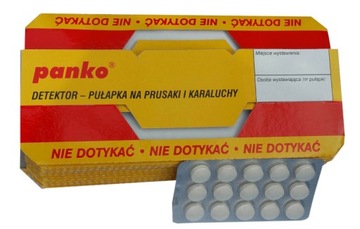 Pułapka na prusaki i karaluchy 15szt lep detektor