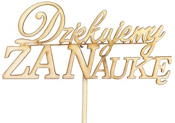 Topper Pik Dziękujemy za Naukę Dzień Nauczyciela