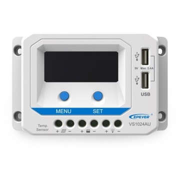REGULATOR ŁADOWANIA SOLAR 10A USB WYŚWIETLACZ LCD