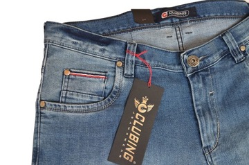 DŁUGIE spodnie Clubing jeans 92cm pas W36 L36