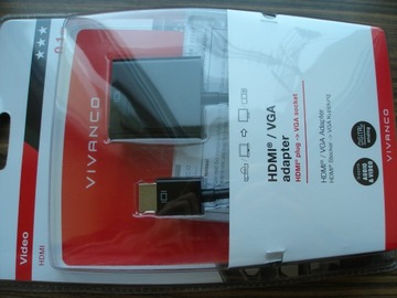 Фирменный адаптер HDMI с разъемом для аудио/видео VGA Магазин Vivanco W-wa