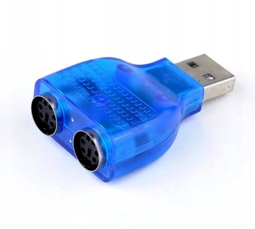 ADAPTER USB i KLAWIATURA i MYSZ PS/2 - PS2 do USB
