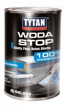 USZCZELNIACZ DEKARSKI WODA STOP Tytan czarny 5kg